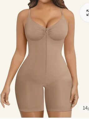 Shaperx Zip up front Slimming Fullbody Shapewear NWT L/XL